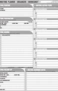 Image result for Free Meeting Planner Template