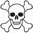 Image result for Plain Skull Coloring Pages