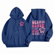 Image result for Pink Palm Puff Hoodie Back