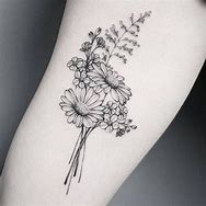 Image result for Wildflower Bouquet Tattoo