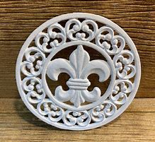 Image result for Fleur De Lis Wooden Trivets