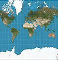 Image result for North and South Pole On Mercator Projection