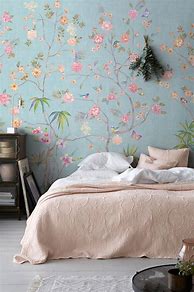 Image result for Chinoiserie Wallpaper Bedroom