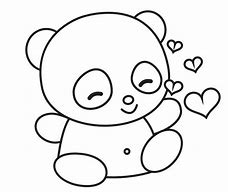 Image result for Coloring Pages for Kids Panda Bear