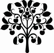 Image result for Apple Tree Silhouette Vector