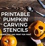 Image result for Halloween Pumpkin Carving Stencils