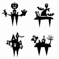 Image result for Halloween Cake Topper SVG