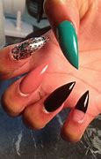 Image result for Pink Ombre Glitter Nail Design