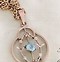 Image result for 9Ct 6Mm Gold Aquamarine Pendant