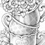 Image result for Coffee Cup Adult Coloring Pages