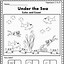 Image result for Under the Sea Worksheets Preschool