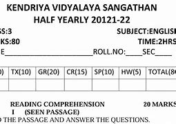 Image result for UKG English Worksheet Half Yearly Exam