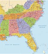 Image result for Free Road Map of Southeast U S