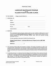 Image result for Free Lawn Care Bid Proposal Template