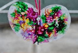 Image result for Melted Wax Crayon Art