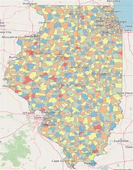 Image result for Zip Code Map of Illinois