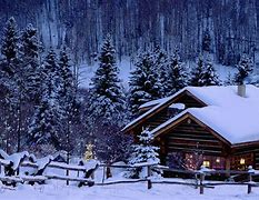 Image result for Christmas Scenes with Snow