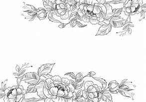 Image result for Hand Drawn Flower Border