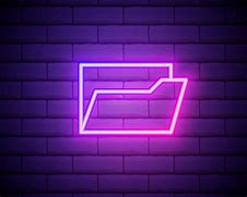 Image result for Neon Folder Icon