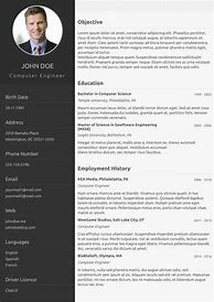 Image result for one page resume template