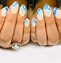 Image result for Ocean Blue Nails Simple