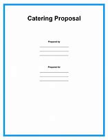 Image result for Catering Proposal Template