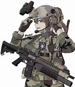 Image result for Military Anime Marine Corps