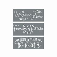 Image result for Family Is Home Stencil