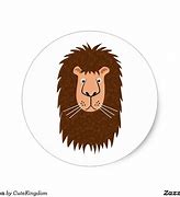 Image result for Round Lion Stickers