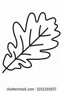 Image result for oak leaf outline