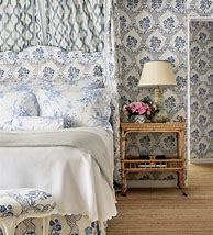 Image result for Blue and Yellow Chinoiserie Bedroom