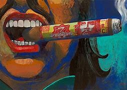 Image result for Cuban Cigar Paintings