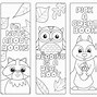 Image result for Free Printable Coloring Bookmark Templates