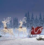 Image result for Best Outdoor Christmas Decorations Deer