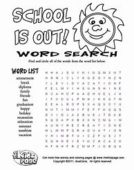 Image result for Word Search and Number Coloring Sheets