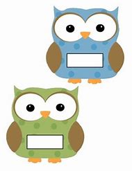 Image result for Owl Name Tags Printable