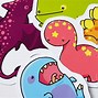 Image result for Cute Dinosaur Stickers