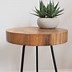 Image result for Slice of Tree Trunk Table