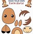 Image result for Farm Animal Cutouts