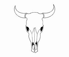 Image result for Printable Cow Skull