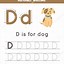 Image result for The Letter D Worksheet