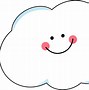 Image result for Happy Cloud Clip Art