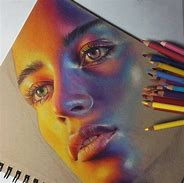 Image result for Realistic Colored Pencil Eye Drawings