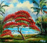 Image result for Pink Willow Tree Painting