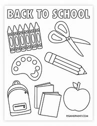 Image result for Back to School Coloring Pages 3rd Grade