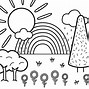 Image result for Kids Coloring Nature