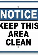 Image result for Keep Shop Clean Sign