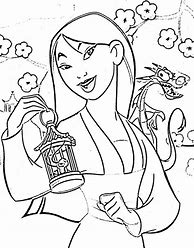 Image result for Mulan Coloring Pages to Print