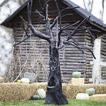 Image result for Decorated Halloween Trees