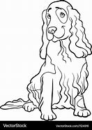 Image result for Cocker Spaniel Dog Coloring Pages